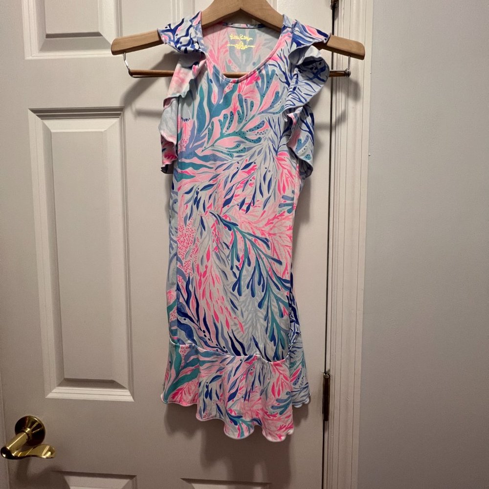 Lilly Pulitzer XL 12-14 nylon spandex stretch dress